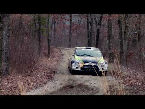  win at the 2010 100 Acre Wood Rally in the Monster Energy Ford Fiesta