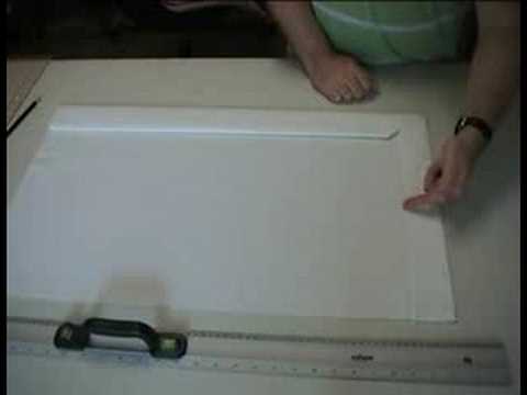 Mitered corner - How to make curtains / drapes