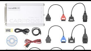 New Car Prog Carprog V10.93 Full 21 Adaptor Car Radio Odometer Dashboard Ecu Chip Tuning Reset Tools