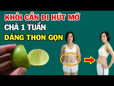 Bổ đôi Quả Chanh Rồi Chà Lên Bụng Kiểu Này, Mỡ Bụng Giảm Ầm Ầm, Vóc Dáng Thon Gọn Chỉ Sau 1 Tuần