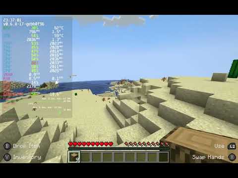 Minecraft Java Edition: – Steam deck — 60 FPS benchmark #2