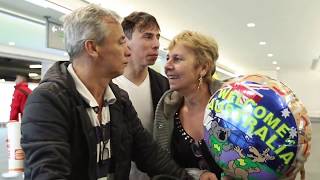 Reencontro - chegando na Austrália