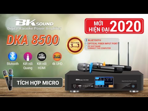 Đập hộp, Xem nội thất Amply Kỹ thuật số Hiện Đại Nhất Năm 2020: Amply BKSOUND DKA 8500, 750/CH