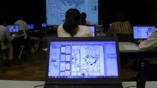 Digital Manga seminars and drawing workshops Kyoto International Manga Museum