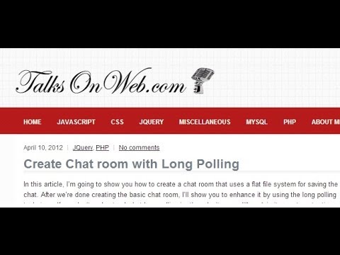create chat room php mysql create chat room php mysql