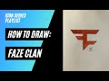 How To Draw FaZe Clan Logo | Icon Series Playlist | Easy Tutorial !
