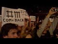 Fanaktion auf dem Depeche Mode Abschlusskonzert in Duesseldorf am 27.2.2010