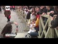Raw: Pope Francis Greets Costumed 'Mini Me'