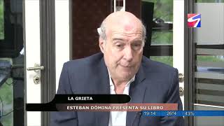 ESTEBAN DÓMINA PRESENTÓ SU LIBRO LA GRIETA EN RADIOCANAL 25 10 2019
