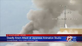 Suspected arson in Japan anime studio leaves up to 23 dead