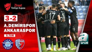Adana Demirspor 3-2 Ankaraspor Ziraat Türkiye Kupası 5. Tur Maçı 29.12.2021