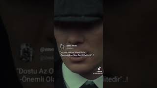 Dostu Az Olan Makbuldür Önemli Olan Saygı Değil Kalitesir