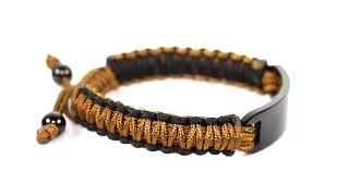 Chocolate Macrame Personalized Bracelet Chocolate Macrame Personalized Bracelet video thumbnail