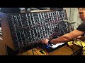 Novation Bass Station II sequences Synthesizers.com Modular synth!