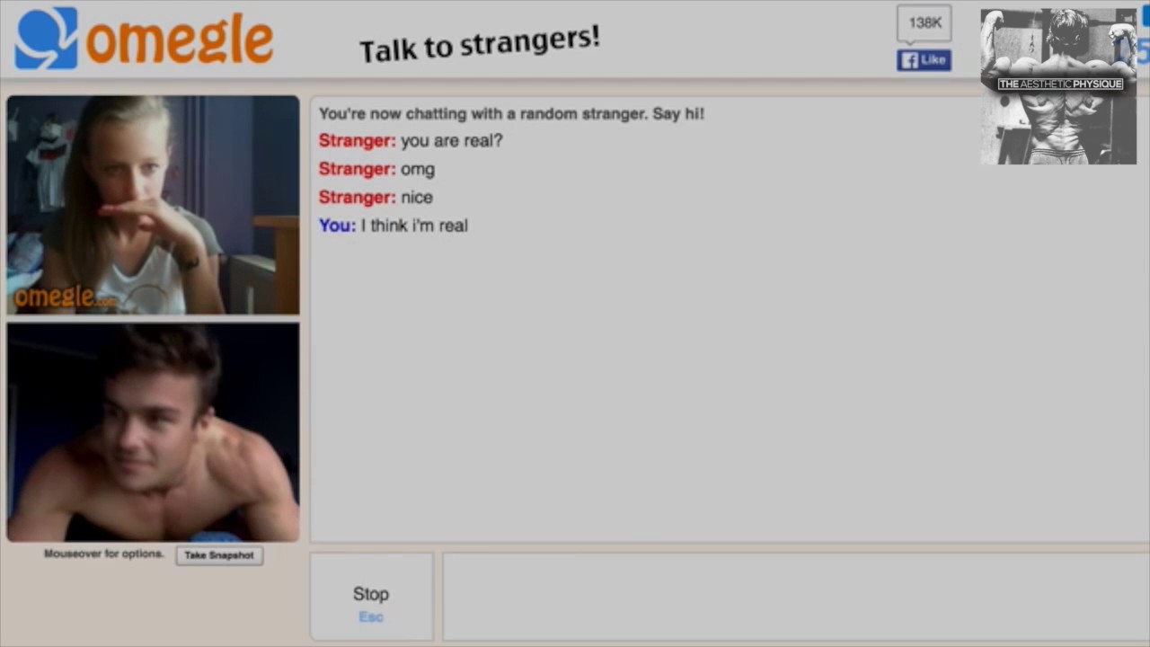 Omegle girl shows goods fan image