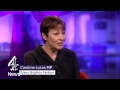 Caroline Lucas defends Green Party leader Natalie Bennett's "excruciating" interview