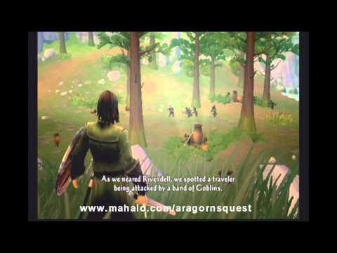 Lord of the Rings Aragorn's Quest Walkthrough Rivendell pt 1