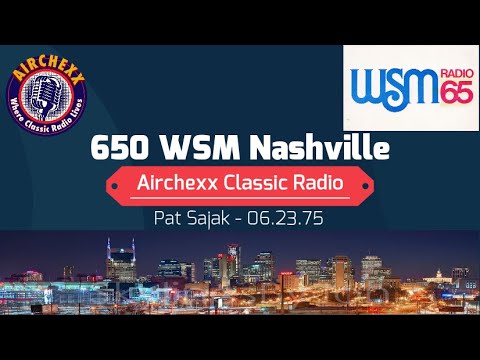 Pat Sajak, WSM "Radio 65" Nashville - 06.23.1975