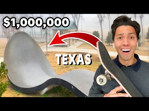 This is what $1 MILLION DOLLARS Buys you in TEXAS   Luxury Skatepark Tour