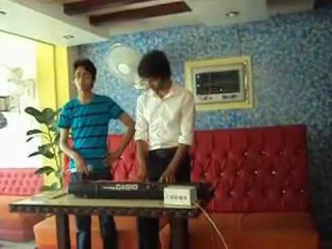 (shiney)HAROON piano playing (tera chehra jab nazar aye)