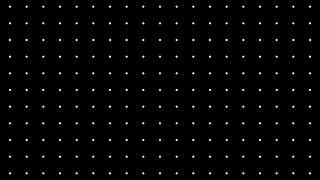 4K White Dots On Black Background 1 Hour Loop