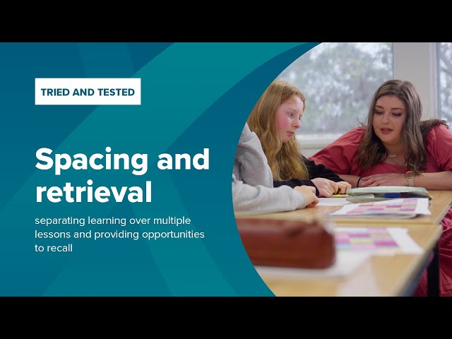 Watch Spacing and retrieval | Alfred Deakin High School | Australian Education Research Organisation on YouTube.