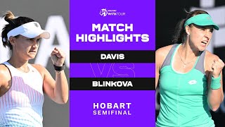 Lauren Davis vs. Anna Blinkova | 2023 Hobart International | WTA Match Highlights
