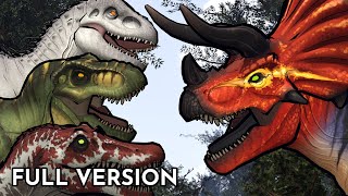 Ultimasaurus Vs T.rex, Spinosaurus, Indominus Rex Animation Full Version