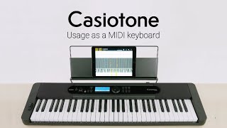 Casiotone usage as a MIDI Keyboard | CASIO