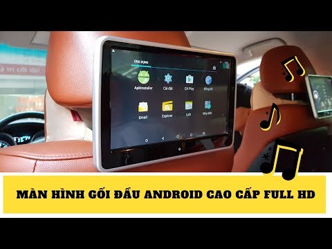 Màn Hình Gối Đầu Android Cao Cấp Full HD cho Land Cruiser V8 lắp đặt ở Hà Nội