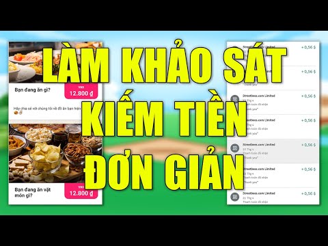 Làm Khảo Sát Kiếm Tiền Đơn Giản Rút Về PayPal Uy Tín App Streetbees LVT | Kiếm Tiền Online