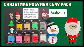 Christmas Polymer Clay Pack explained