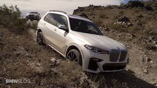 2019 Bmw X7 Goes On A Light Off-Road Course