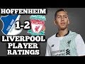 HOFFENHEIM 1-2 LIVERPOOL INSTANT REACTION & PLAYER RATINGS | BITTERSWEET