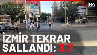 İzmir'de 3.7 Büyüklüğünde Deprem