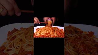 Asmr Spaghetti Bolognese Pasta Eating Sounds Mukbang