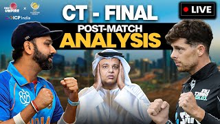 India Vs New Zealand Final Ct 2025 Live Post-Match Ysis Rohit Vs Santner