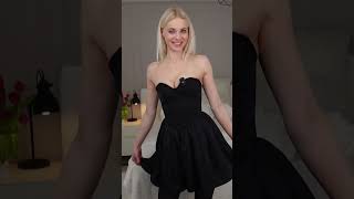 Stunning Black Dress Transformation From Tulip To Fashion Statement