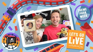 How To Make A River Rapids Ride & Ghost Scope! | Theme Park Week | #41 LET'S GO LIVE w Maddie & Greg