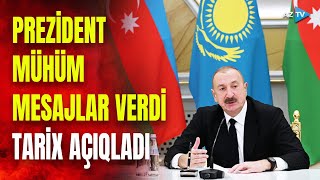 Prezident İlham Əliyev Bu Mühüm Detallari İlk Dəfə Açıqladı Astanada Tari̇xi̇ Anlar