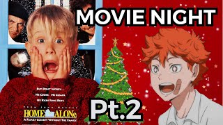 Hinatas Harem Watches Home Alone Pt.2 Hinatas Harem Haikyuu Texts