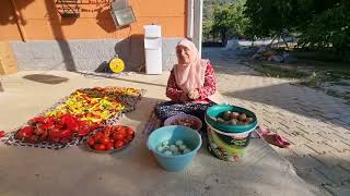 Tarhana Hamuruna Neler Katılır? Geleneksel Ebemin Hazırladığı Köy Un Tarhana Pişirgisi Hazırladım