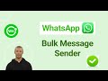 The Top 1 Free WhatsApp Bulk Message Tool——WA Web Sender
