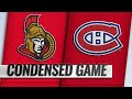 12/04/18 Condensed Game: Senators @ Canadiens