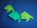 Origami Frog (page 1). YouTube Animal Video Tutorials