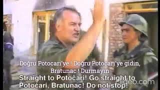 Ratko Mladic Srebrenicada Türklerden Öcümüzü Aldık