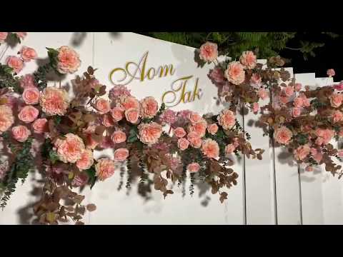 ฉากงานแต่งงาน ร้านเจแปนดอกไม้สดศรีสะเกษ 0911324012
