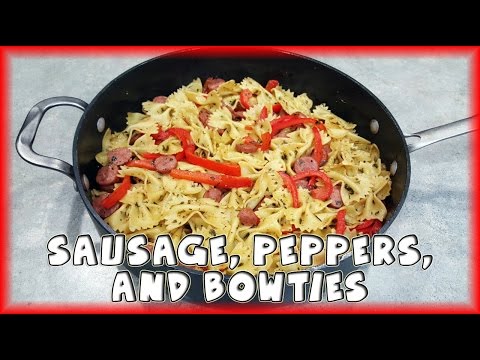 VIDEO : sausage, peppers, and bowties - another quick and simpleanother quick and simplepastadish! printableanother quick and simpleanother quick and simplepastadish! printablerecipe: http://cookinamigo.com/another quick and simpleanother ...