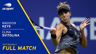 Madison Keys vs Elina Svitolina Full Match | 2017 US Open Round 4