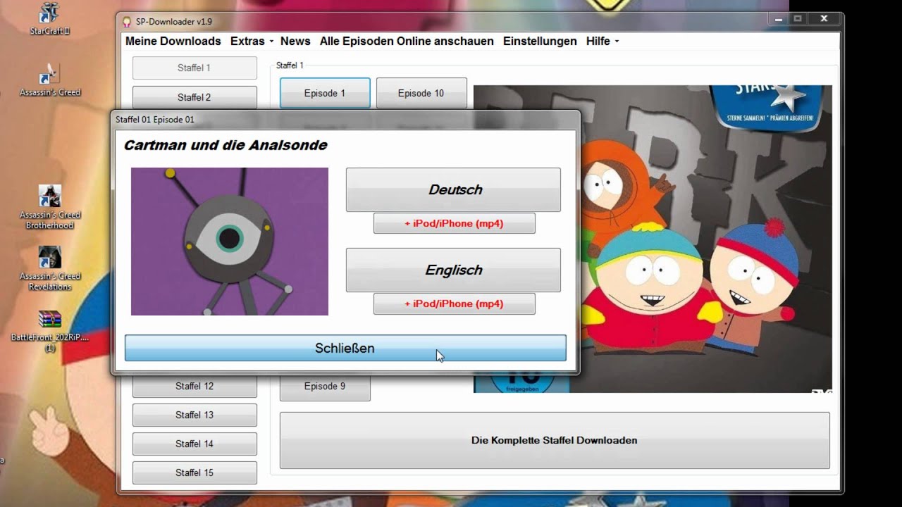 southpark staffeln southpark staffeln